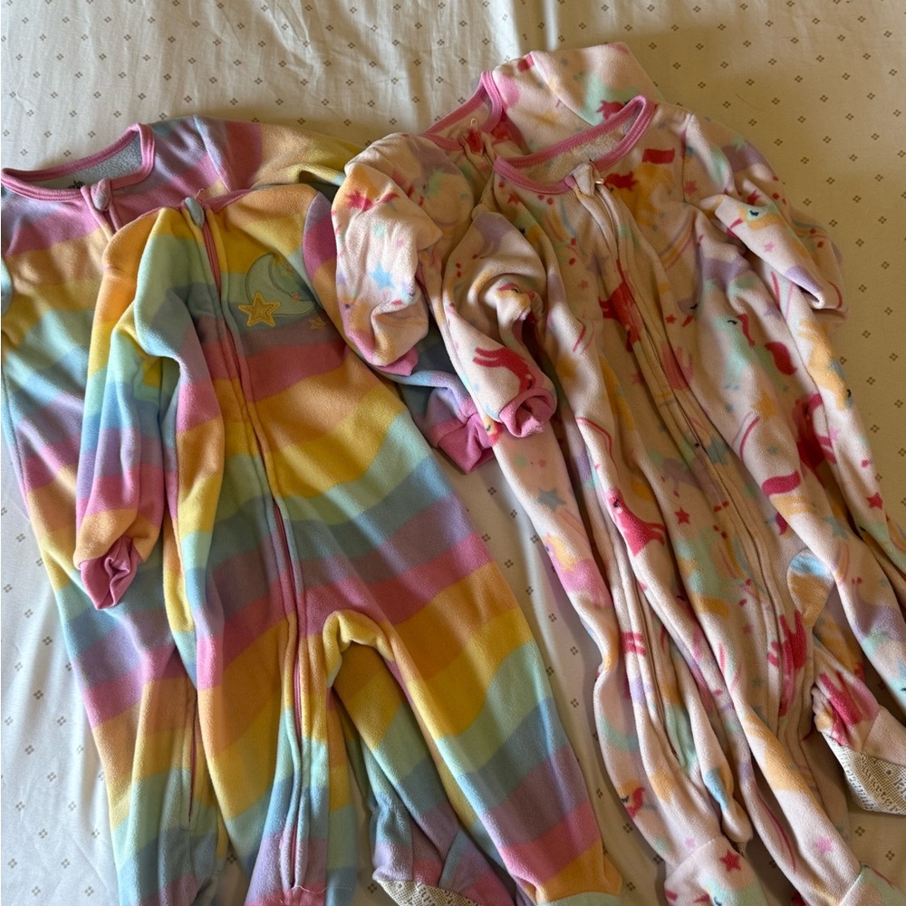 Carter's Rainbow and Unicorn Kids Pajamas
